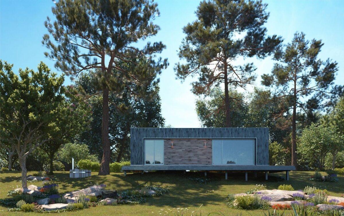 Modul locuibil timber frame