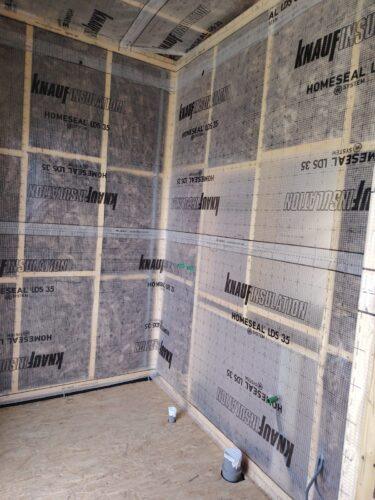 structura timber frame cu izolatie 